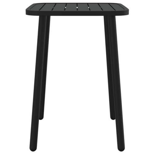 Vrtna garnitura - 5-dijelni vrtni blagovaonski set antracit čelični - Dužina stola 50 cm 4 Cijena