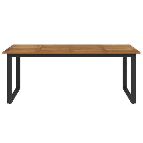 Vrtni stol s U-nogama 200 x 90 x 75 cm od masivnog drva bagrema - 200 x 90 x 75 cm 1 Dizajn s ispruženim vrhom Cijena