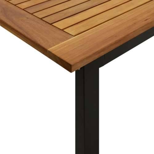 Vrtni stol s U-nogama 200 x 90 x 75 cm od masivnog drva bagrema - 200 x 90 x 75 cm 1 Dizajn s ispruženim vrhom Cijena