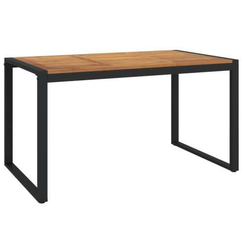 Vrtni stol s U-nogama 140 x 80 x 75 cm od masivnog drva bagrema - 140 x 80 x 75 cm 1 Cijena