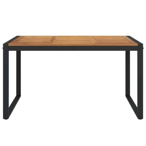 Vrtni stol s U-nogama 140 x 80 x 75 cm od masivnog drva bagrema - 140 x 80 x 75 cm 1 Cijena