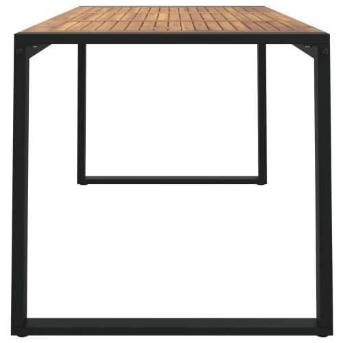 Vrtni stol s U-nogama 140 x 80 x 75 cm od masivnog drva bagrema - 140 x 80 x 75 cm 1 Cijena