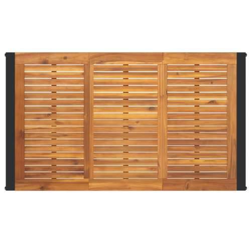 Vrtni stol s U-nogama 140 x 80 x 75 cm od masivnog drva bagrema - 140 x 80 x 75 cm 1 Cijena