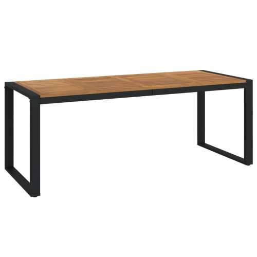 Vrtni stol s U-nogama 200 x 90 x 75 cm od masivnog drva bagrema - 200 x 90 x 75 cm 1 Cijena