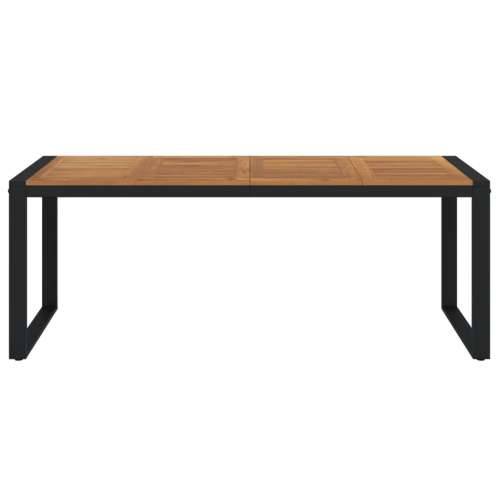 Vrtni stol s U-nogama 200 x 90 x 75 cm od masivnog drva bagrema - 200 x 90 x 75 cm 1 Cijena