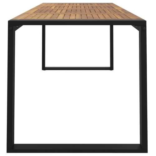 Vrtni stol s U-nogama 200 x 90 x 75 cm od masivnog drva bagrema - 200 x 90 x 75 cm 1 Cijena