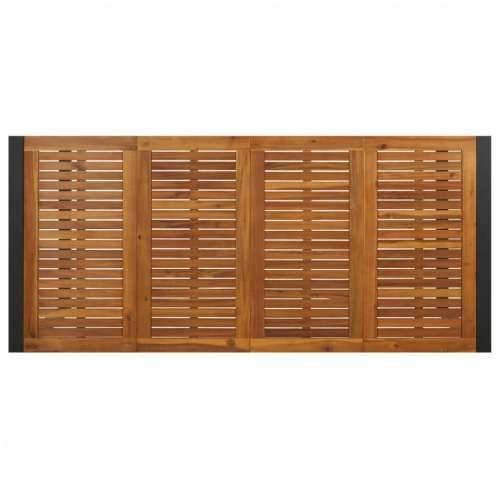 Vrtni stol s U-nogama 200 x 90 x 75 cm od masivnog drva bagrema - 200 x 90 x 75 cm 1 Cijena