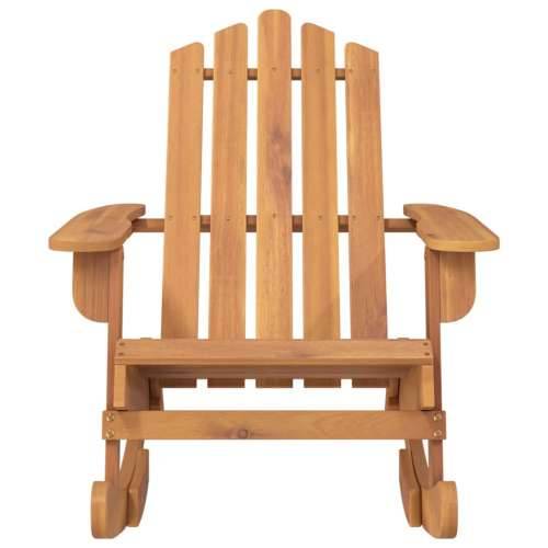 Stolica za ljuljanje Adirondack od masivnog bagremovog drva - Smeđa 1 Cijena