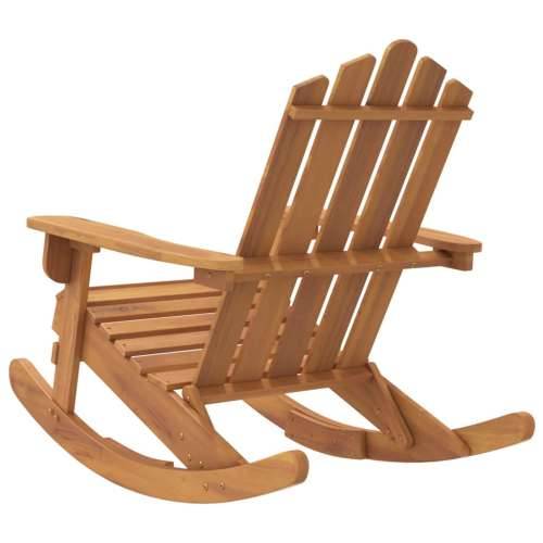Stolica za ljuljanje Adirondack od masivnog bagremovog drva - Smeđa 1 Cijena
