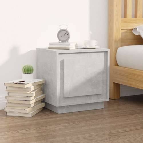 Noćni ormarić siva boja betona 44x35x45 cm konstruirano drvo - Beton siva 1 Cijena