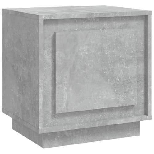 Noćni ormarić siva boja betona 44x35x45 cm konstruirano drvo - Beton siva 1 Cijena