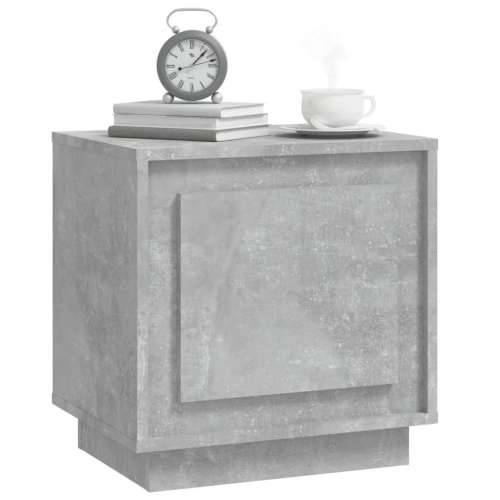 Noćni ormarić siva boja betona 44x35x45 cm konstruirano drvo - Beton siva 1 Cijena