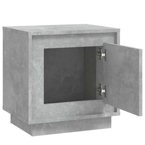 Noćni ormarić siva boja betona 44x35x45 cm konstruirano drvo - Beton siva 1 Cijena