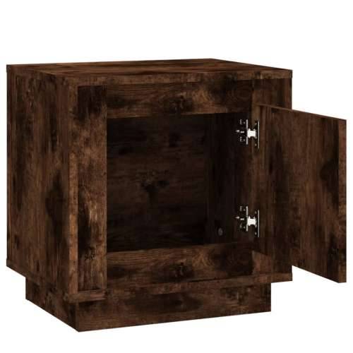 Noćni ormarići 2 kom boja dimljenog hrasta 44x35x45 cm drveni - Dimljeni hrast 2 Cijena