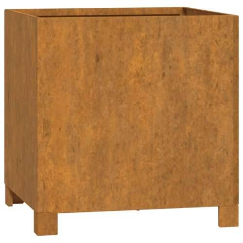 Sadilice s nogama 2 kom boja hrđe 42x40x43 cm od čelika COR-TEN - 42 x 40 x 43 cm 2 Cijena