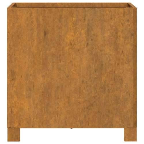 Sadilice s nogama 2 kom boja hrđe 42x40x43 cm od čelika COR-TEN - 42 x 40 x 43 cm 2 Cijena