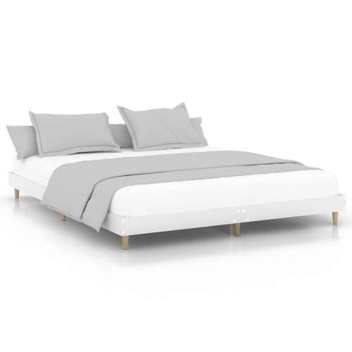 Okvir za krevet bijeli 120 x 200 cm konstruirano drvo - Bijela 120 x 200 cm Cijena