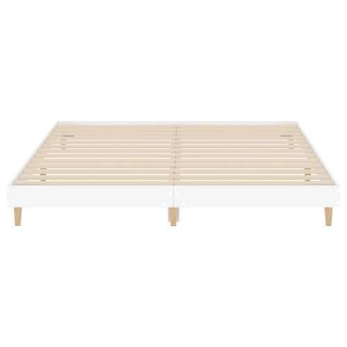 Okvir za krevet bijeli 120 x 200 cm konstruirano drvo - Bijela 120 x 200 cm Cijena