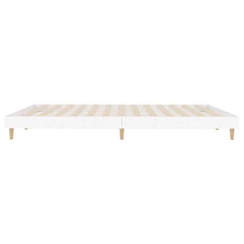 Okvir za krevet bijeli 120 x 200 cm konstruirano drvo - Bijela 120 x 200 cm Cijena