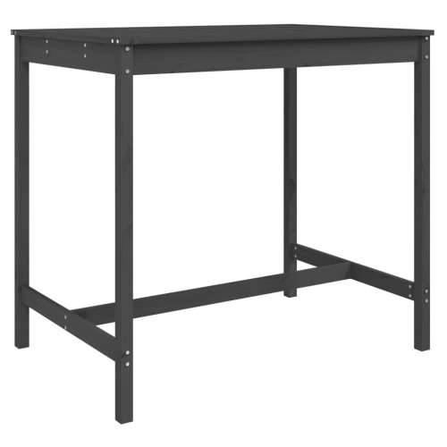 Vrtni stol sivi 121x82,5x110 cm od masivne borovine - Siva boja bora 121 x 82.5 x 110 cm 1 Cijena