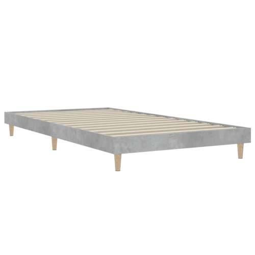 Okvir kreveta boja betona 100x200 cm od konstruiranog drva Cijena