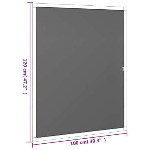 Prozorski zaslon protiv insekata antracit 100 x 120 cm - Antracit 100 x 120 cm Cijena