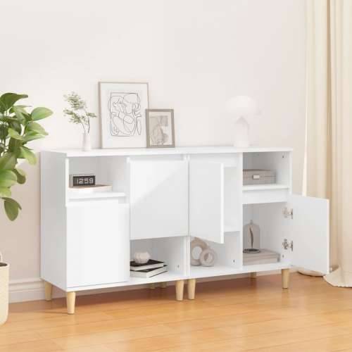 Komode 2 kom bijele 60 x 35 x 70 cm od konstruiranog drva - Bijela 2 Cijena