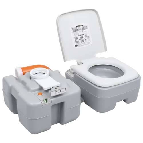 Prijenosni set toaleta za kampiranje i spremnika za vodu - 106 x 37 x 29 cm Cijena