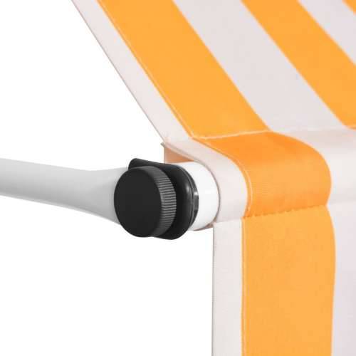 Tenda na ručno uvlačenje 150 cm narančasto-bijela prugasta Cijena