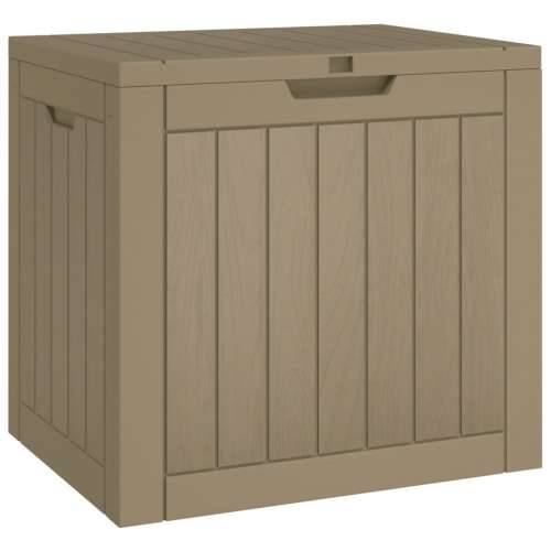 Vrtna kutija za pohranu siva 55,5 x 43 x 53 cm polipropilen - Siva Cijena