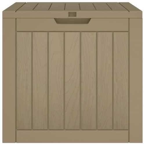 Vrtna kutija za pohranu siva 55,5 x 43 x 53 cm polipropilen - Siva Cijena