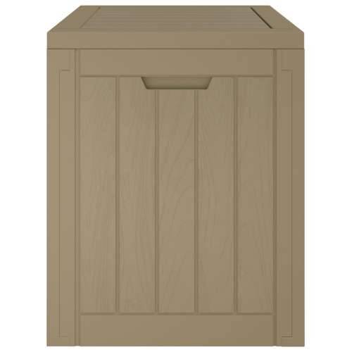 Vrtna kutija za pohranu siva 55,5 x 43 x 53 cm polipropilen - Siva Cijena
