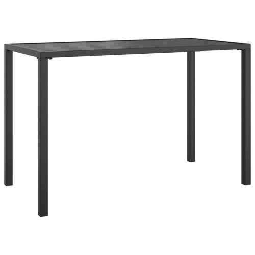 Vrtni stol - Blagovaonski stol antracit 110 x 54 x 70 cm čelični Cijena