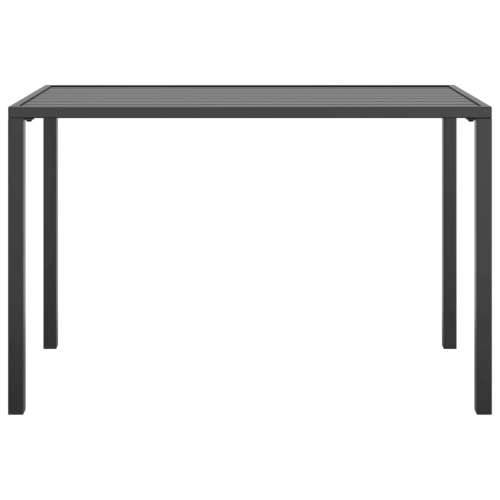 Vrtni stol - Blagovaonski stol antracit 110 x 54 x 70 cm čelični Cijena