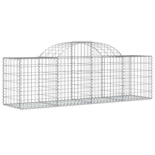 Lučne gabionske košare 25 kom 200x50x60/80 cm pocinčano željezo - 200 x 50 x 60/80 cm 25 Cijena