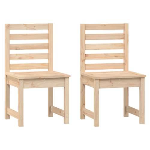 3-dijelni vrtni bistro set od masivne borovine - Prirodna boja bora 3 Cijena