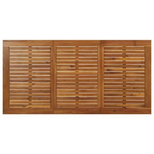 Vrtni stol s U-nogama 160x80x75 cm od masivnog drva bagrema - 160 x 80 x 75 cm 1 Cijena
