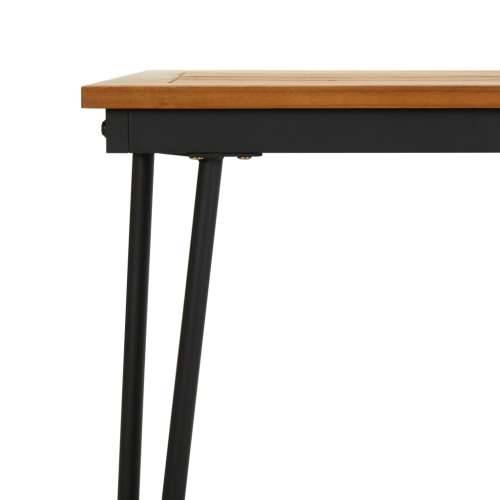 Vrtni stol s U-nogama 160x80x75 cm od masivnog drva bagrema - 160 x 80 x 75 cm 1 Cijena
