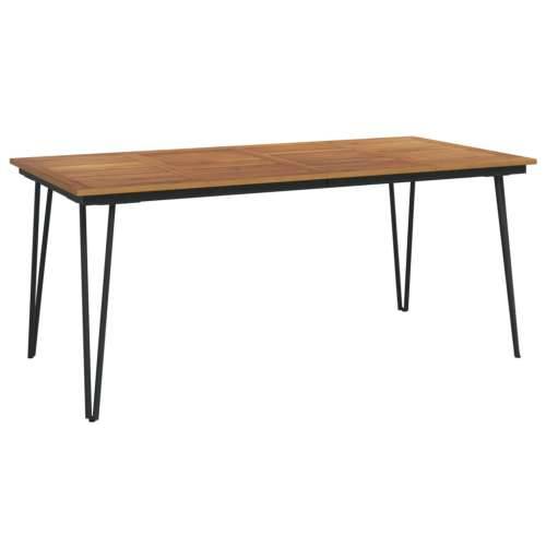 Vrtni stol s U-nogama 180x90x75 cm od masivnog drva bagrema - 180 x 90 x 75 cm 1 Cijena