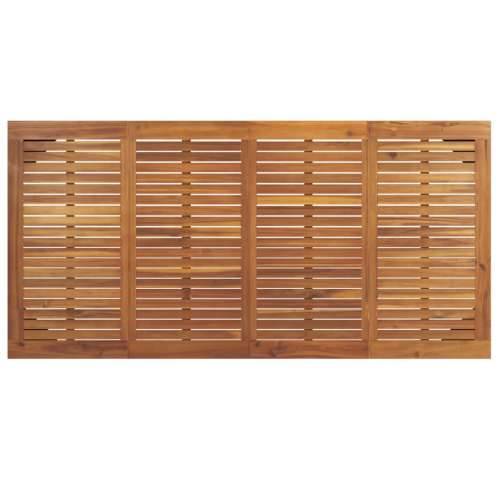 Vrtni stol s U-nogama 180x90x75 cm od masivnog drva bagrema - 180 x 90 x 75 cm 1 Cijena