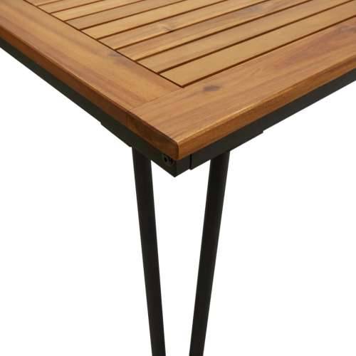 Vrtni stol s U-nogama 180x90x75 cm od masivnog drva bagrema - 180 x 90 x 75 cm 1 Cijena