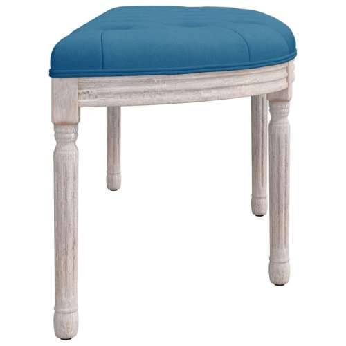 Klupa plava 110,5 x 45 x 49 cm baršunasta - Plava 110.5 x 45 x 49 cm Cijena