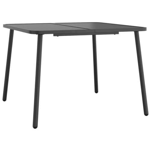Vrtni stol antracit 100x100x71 cm čelični - 100 x 100 x 71 cm 1 Cijena