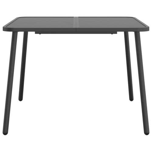 Vrtni stol antracit 100x100x71 cm čelični - 100 x 100 x 71 cm 1 Cijena