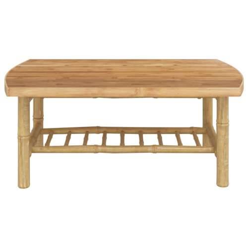 Vrtni stolić za kavu 90 x 55 x 37 cm od bambusa - Smeđa 1 stol Cijena