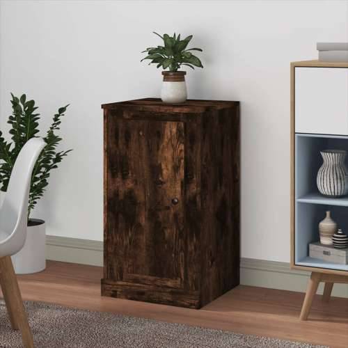 Komoda boja dimljenog hrasta 37,5x35,5x67,5cm konstruirano drvo - Dimljeni hrast 1 Cijena