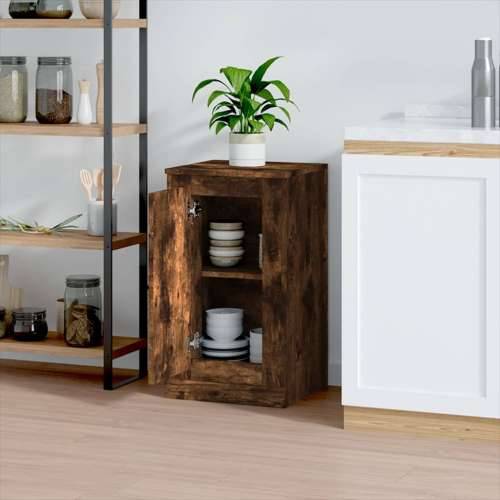Komoda boja dimljenog hrasta 37,5x35,5x67,5cm konstruirano drvo - Dimljeni hrast 1 Cijena