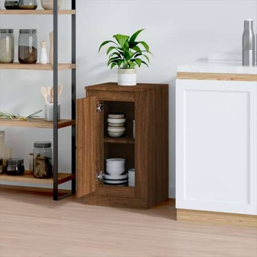 Komoda boja smeđeg hrasta 37,5x35,5x67,5cm konstruirano drvo - Smeđi hrast 1 Cijena