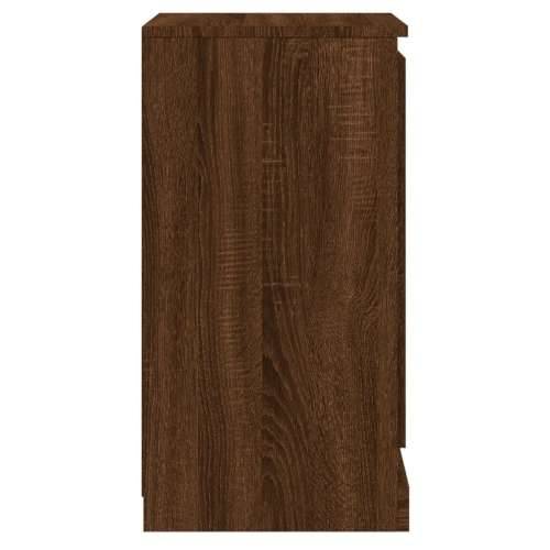 Komoda boja smeđeg hrasta 37,5x35,5x67,5cm konstruirano drvo - Smeđi hrast 1 Cijena