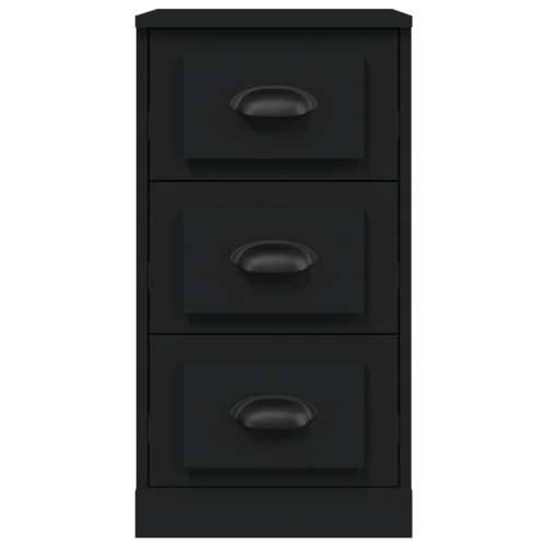 Komoda crna 36x35,5x67,5 cm konstruirano drvo - Crna 1 Cijena
